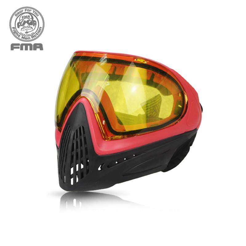 FMA F1 Tactical Full Face Mask Military Wargame Safety Mask Face Guard Paintball Anti-fog Goggle Mask F0011