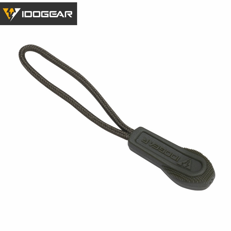 IDOGEAR Tactical Hook Handle Zipper Handle 3PCS Zipper Pull Drawstring Practical Camouflage Training Gear Accessories 3952
