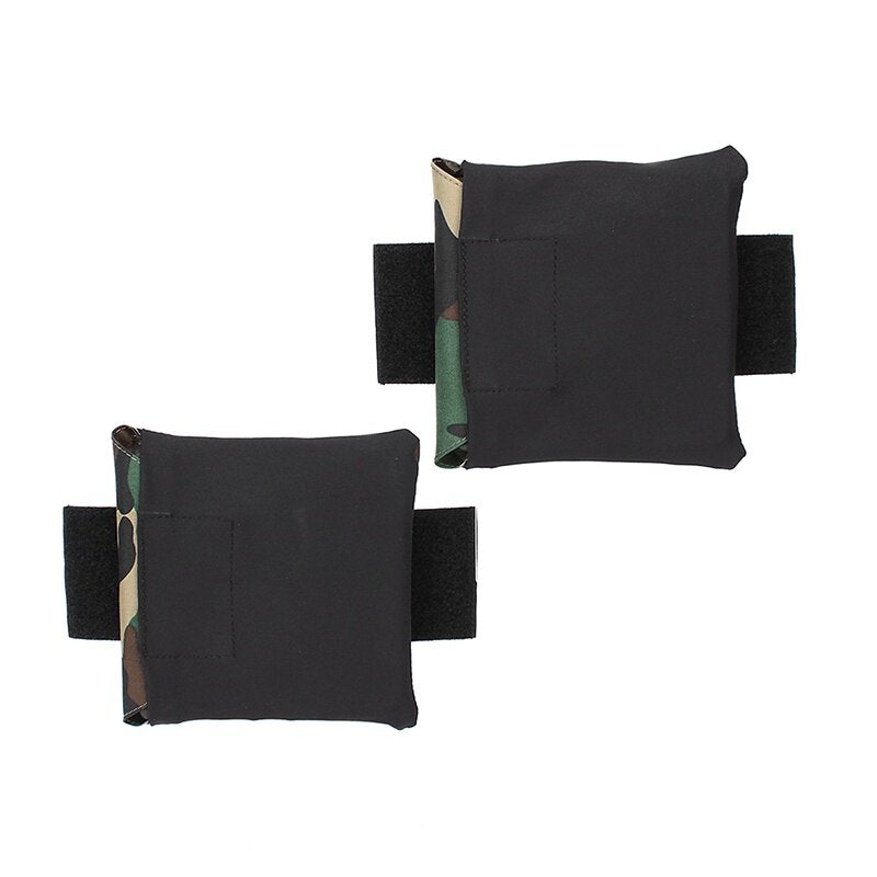 IDOGEAR PEW Tactical 3AC Side Plate Pockets 6X6 Side Pouch FERRO STYLE Belt Bag Military Camouflage Pouch Nylon Side Pouch 2pcs OT57 Wargame Survival Kit