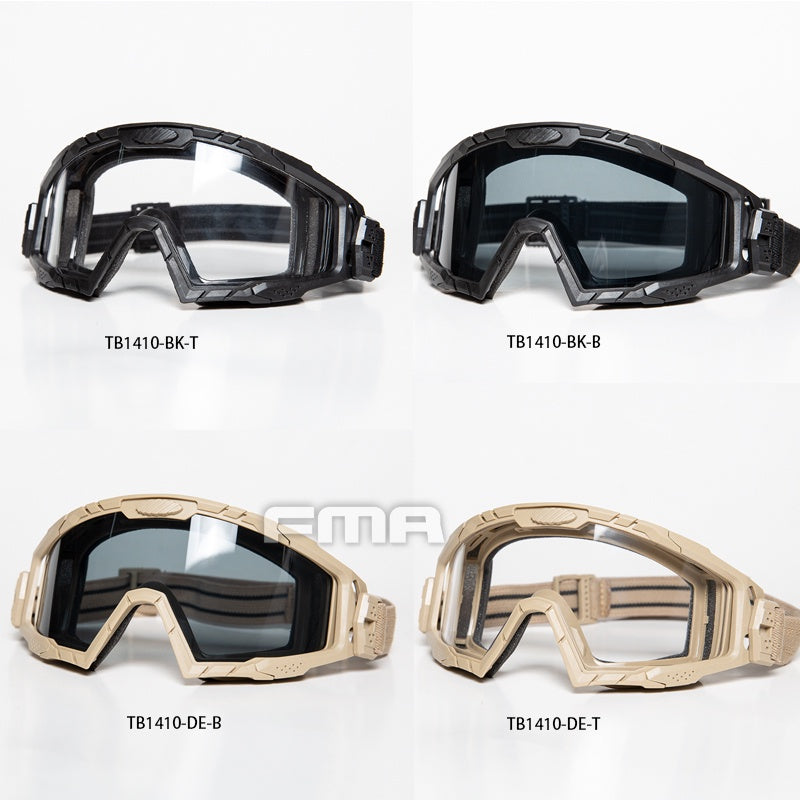 FMA Tactical Goggle SI BALLISTIC GOGGLE 2.0 Version Anti-fog TB1410