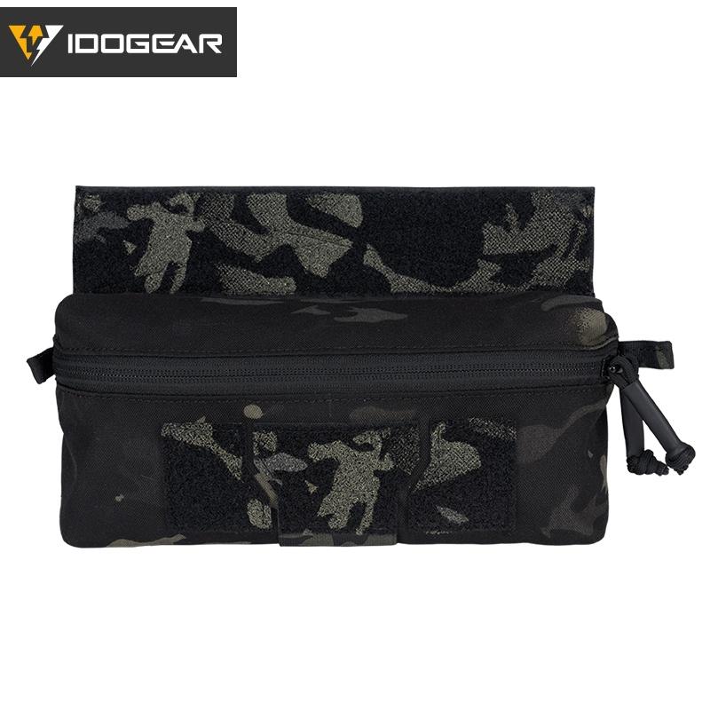 IDOGEAR Tactical Mini Dangler Drop Pouch For JPC CPC LBT D3CR MK3 MK4 Plate Carrier Chest Rig Tactical Tool Storage Fanny Pack Multicam 3584