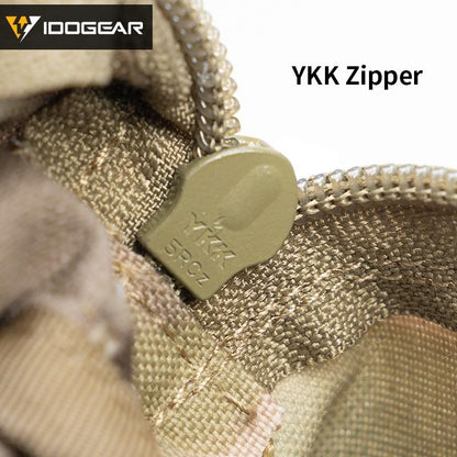IDOGEAR Tactical Mini Dangler Drop Pouch For JPC CPC LBT D3CR MK3 MK4 Plate Carrier Chest Rig Tactical Tool Storage Fanny Pack Multicam 3584