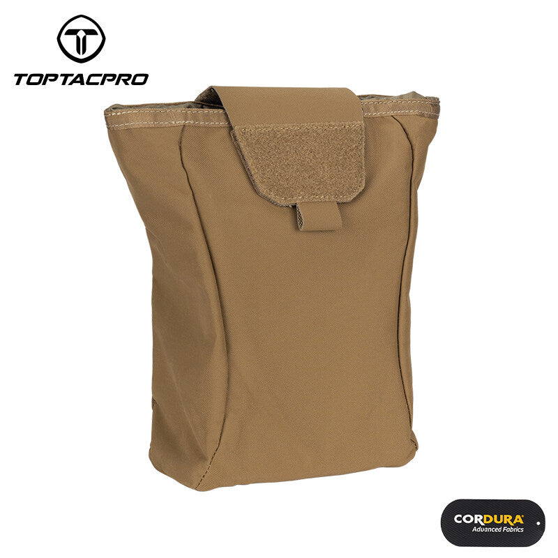 TOPTACPRO Tactical Drop Pouch Dump Pouch MOLLE Foldable Recycling Bag Military Multi-function Tool Pouch 8520
