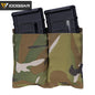 IDOGEAR Tactical Mag Pouch 556 Fast Draw MOLLE Pouch Double Open Top Elasticity Cloth 3554
