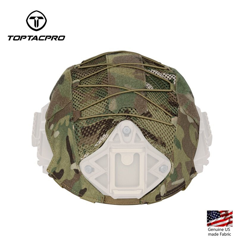 TOPTACPRO Tactical Helmet Cover for WENDY Helmet 500D Cordura Nylon Military Headwear Helmet Cloth Hook & Loop 8802