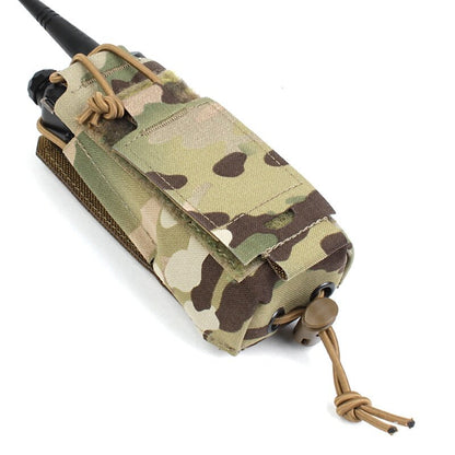 IDOGEAR PEW Tactical Radio Pouch MOLLE Baofeng Radio Pouch for BAOFENG UV5R UV82 Military Ranger Green Gear P032 Wargame Survival Kit