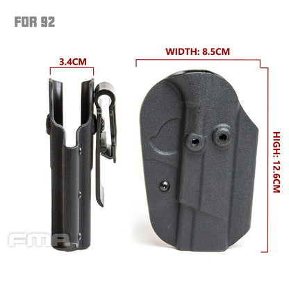 FMA Tactical KYDEX Holster For 92 With Belt Clip Mount 1341