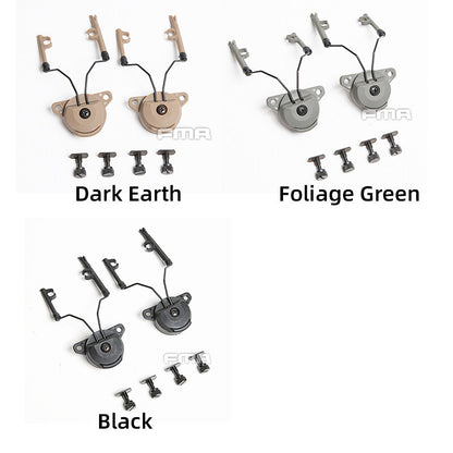 FMA EX Headset & Helmet Rail Adapter Set GEN1 Tactical EX Helmet Accessories Rail Adapter Survival Kits 997
