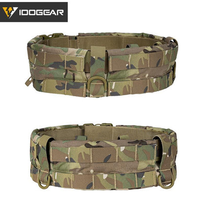 IDOGEAR MRB2.0 Tactical Belt Modular Riggers Quick Release MOLLE Low Profile Cummerbund Military Wargame Protective Belt 3424