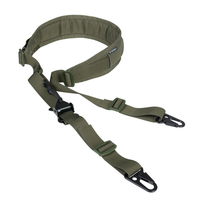 IDOGEAR Tactical Slings 2 Point Safety Sling Quick Adjust Padded Buckle Military Combat 2 Point Shoulder Strap Camera Slings Adjustable 3428