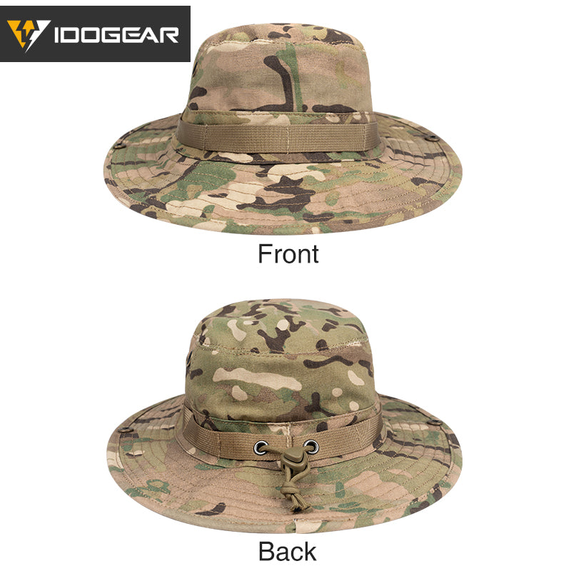 IDOGEAR Tactical Bonnie Hat Water-Resistant Breathable Nylon Cap Adjustable Multi-colors Hiking&Camping Camouflage Gears 3620