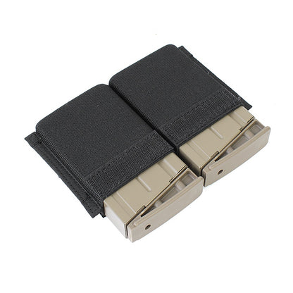 IDOGEAR PEW Tactical 7.62mm Hard Insert Magazine Pouch for MK4 Chest Rig MOLLE Velcro Connection Professional Camouflage Military Fans Wargame Training Accessories MI02