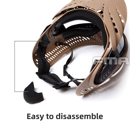 FMA Tactical Face Cover F2 Full Face Mask With Single Layer F0026
