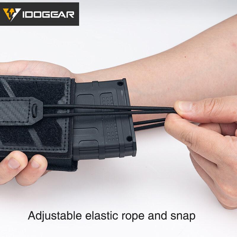 IDOGEAR Tactical Phone Pouch Nylon Universal Radio Pouch Single 5.56 Mag Pouch Ajustable Anti-slip Military Army 3588