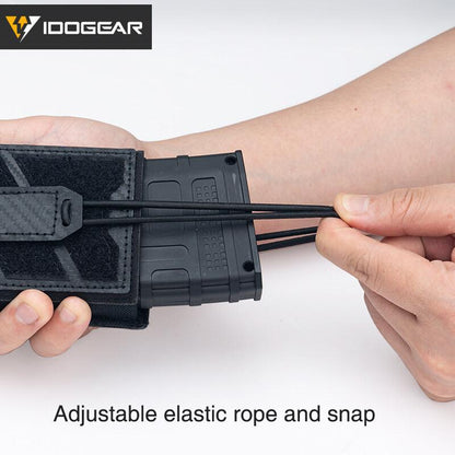 IDOGEAR Tactical Phone Pouch Nylon Universal Radio Pouch Single 5.56 Mag Pouch Ajustable Anti-slip Military Army 3588