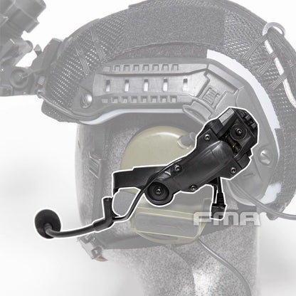 FMA Tactical Headset COMTAC II III Helmet ARC Rail Bracket Adapter TB1443