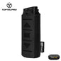 TOPTACPRO Tactical Magazine Pouch For 9mm Singel Mag Carrier MOLLE Magazine Holder Laser Cut 8513