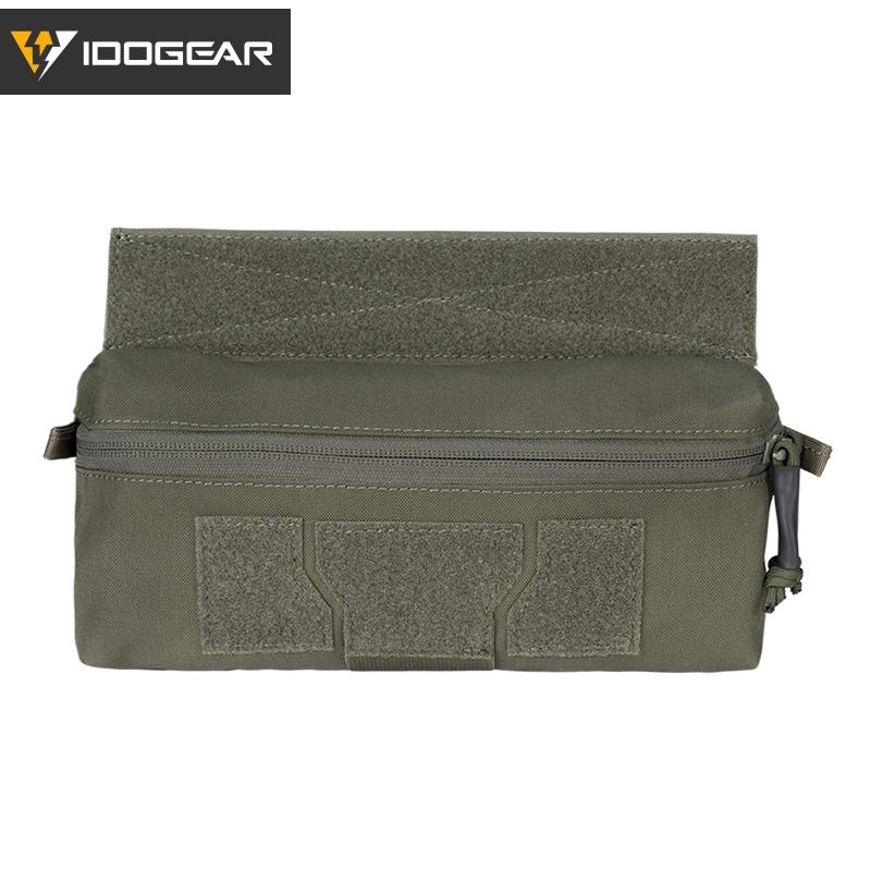 IDOGEAR Tactical Mini Dangler Drop Pouch For JPC CPC LBT D3CR MK3 MK4 Plate Carrier Chest Rig Tactical Tool Storage Fanny Pack Multicam 3584