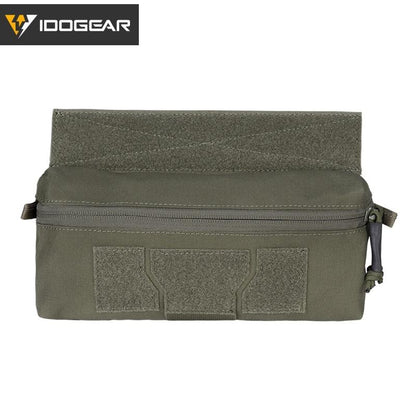 IDOGEAR Tactical Mini Dangler Drop Pouch For JPC CPC LBT D3CR MK3 MK4 Plate Carrier Chest Rig Tactical Tool Storage Fanny Pack Multicam 3584