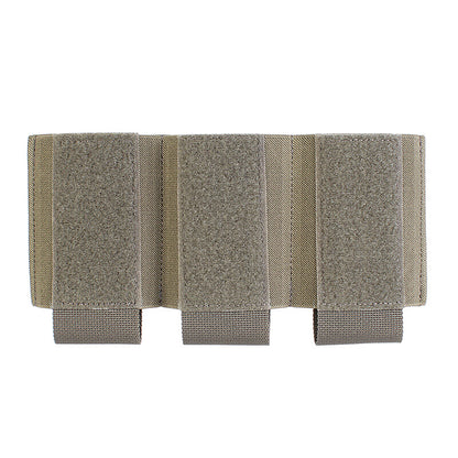 IDOGEAR PEW Tactical 556 Triple Magazine Pouch Elastic MAG Pouch Hook & Loop DOPE Ferro Style Insert Magazine Pouch Top Open Fastmag OT52 Wargame Survival Kit