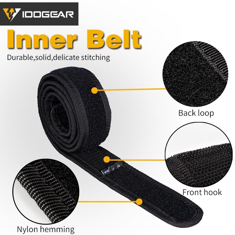 IDOGEAR 2 Inch Tactical Combat Belt Quick Release Buckle MOLLE Military Hunting Combat Belt Durable Nylon 3414