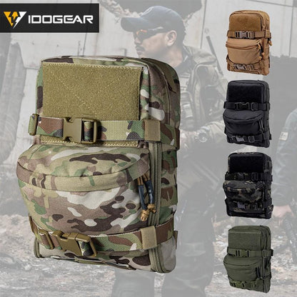 IDOGEAR Tactical Hydration Backpack Water Assault Molle Pouch Tactical Combat Accessories Multifunction Bags 3530
