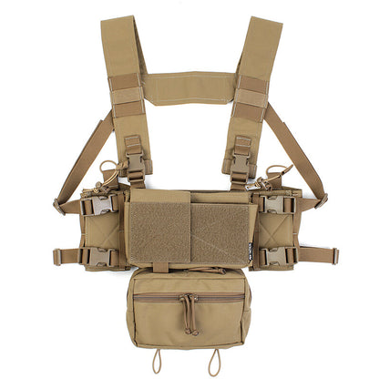 IDOGEAR PEW Tactical MK3 MK4 Chest Rig D3 500D Original Matte Cordura Fabric MK4 Full set Chest Rig Radio Pouch Drop Pouch VT01