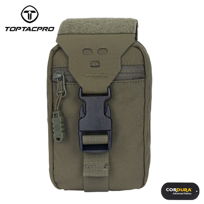 TOPTACPRO Tactical ATD EMT Medical Pouch First Aid Molle Pouch Rip-Away IFAK Medical Light Bag 8521