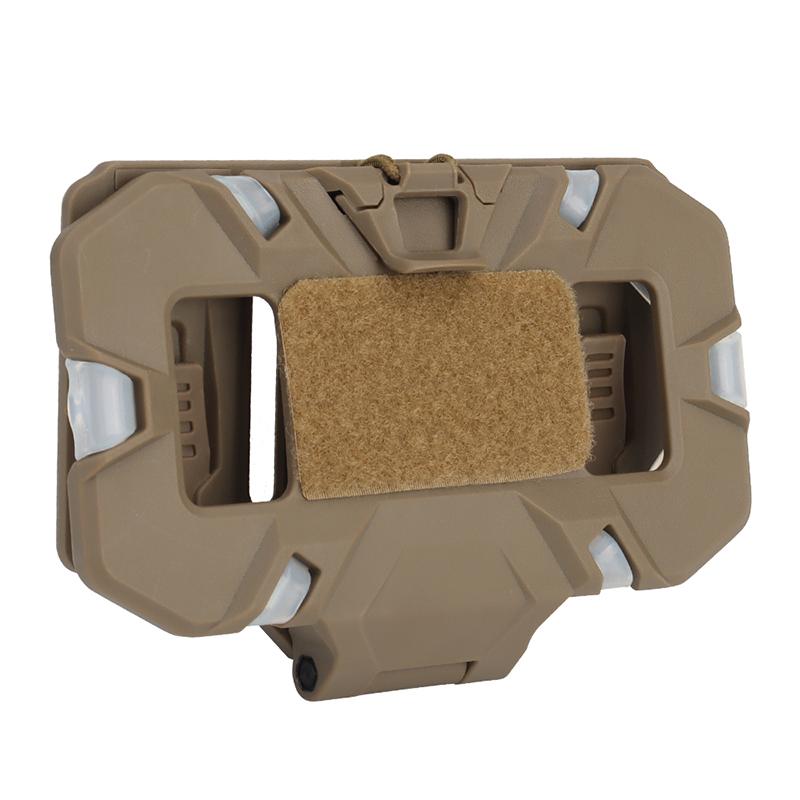 IDOGEAR Tactical Phone Case Mobile Pouch MOLLE Shell Foldable Navigation Board Silicone Strap Folding Fixed Buckle For Iphone6 Outdoor MB-03