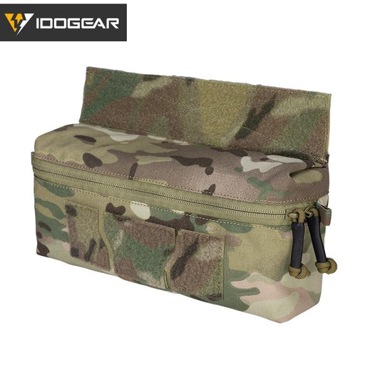 IDOGEAR Tactical Mini Dangler Drop Pouch For JPC CPC LBT D3CR MK3 MK4 Plate Carrier Chest Rig Tactical Tool Storage Fanny Pack Multicam 3584