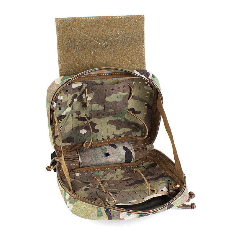 IDOGEAR PEW Tactical MK3 MK4 Drop Pouch MOLLE TACTICAL MAP Modular Abdominal Pouch For MK3 MK4 D3CRM Multi-function Military Tool Pouch OT46