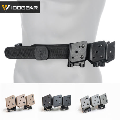 IDOGEAR IPSC USPSA IDPA Tactical IPSC Belt with FMA IPSC Triple Speed Magazine Pouch Tactical Military Belt Set Special Competition TB1331
