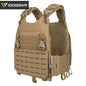 IDOGEAR LSR 500D Tactical Vest Training With Elastic Sides Combat Vest Quick Release Laser Cut Military Plate Carrier 3318