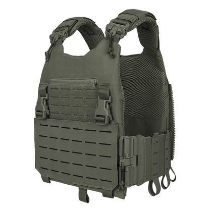 IDOGEAR LSR 500D Tactical Vest Training With Elastic Sides Combat Vest Quick Release Laser Cut Military Plate Carrier 3318