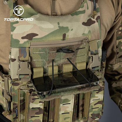 TOPTACPRO Tactical General Phone Pouch for Mobile Phone Universal MOLLE Military Phone Holder 8512