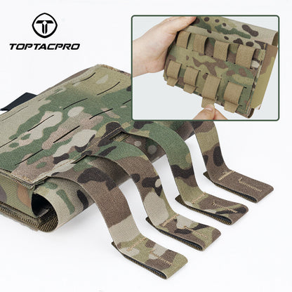 TOPTACPRO Tactical Medical Pouch First Aid Kit EMT IFAK Pouch Laser Cut Molle Micro Medical Pouch Blow-Out Pouch Survival Kit Magazine Holder Carrier EMT EDC Pouch Emergency Bag Army Military Camouflage Waist Pack 8508