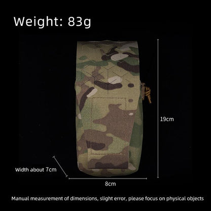 IDOGEAR Tactical Mulfunctional SPUD Pouch Universal Radio Pouch Storage Pouch Laser Cut Lightweight Adjustable Camo Military Wargame Outdoor MG-75