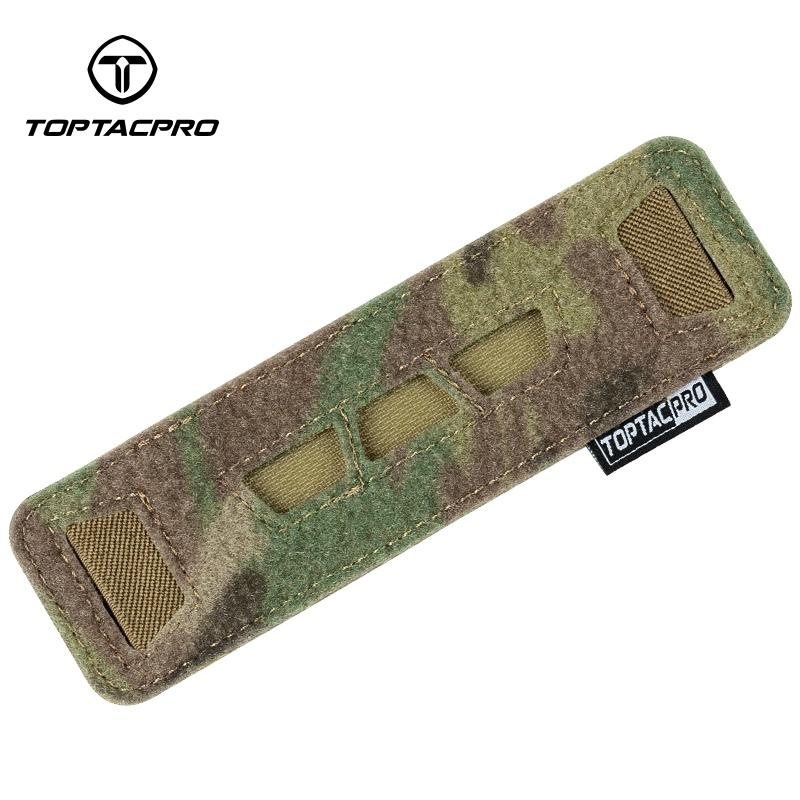 TOPTACPRO Tactical Glow Sticks Pouch Camouflage Light Sticks Holder Carrier America Geuine CP Fabric 8509