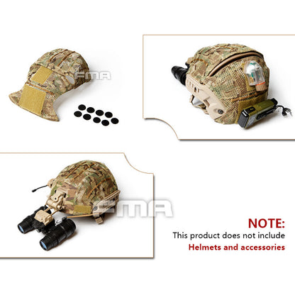 FMA Tactical Helmet Cover for AF Helmet Military Camouflage Headwear CP Helmet Cloth L Size 1282