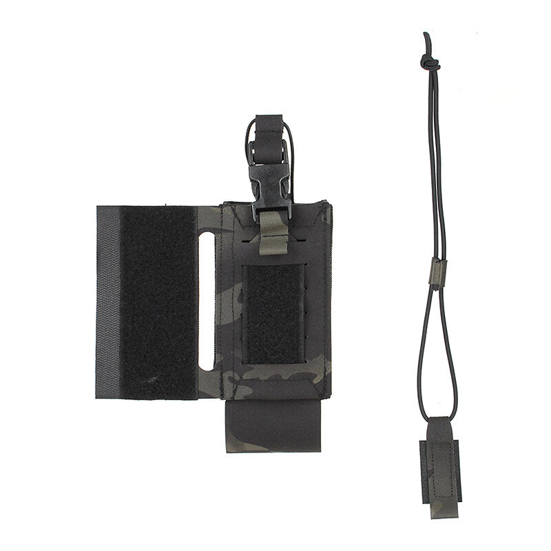 IDOGEAR PEW Tactical Radio Pouch for PRC 152 148 MPU5 CP Style Airlite Configurable Radio Pouch for SPC Vest P044