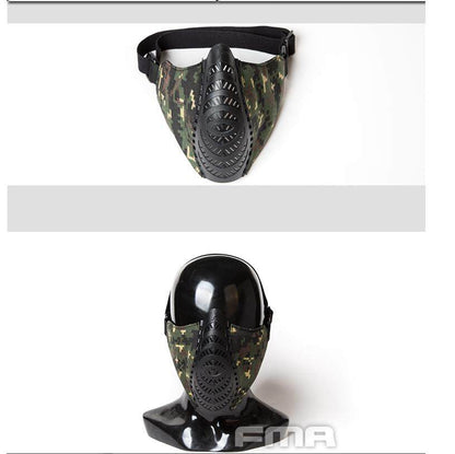 FMA Tactical Face Mask Combat Face Cover Breathable Mesh TPU military Cycling Half Face Mask Tactical Military Gear 1296