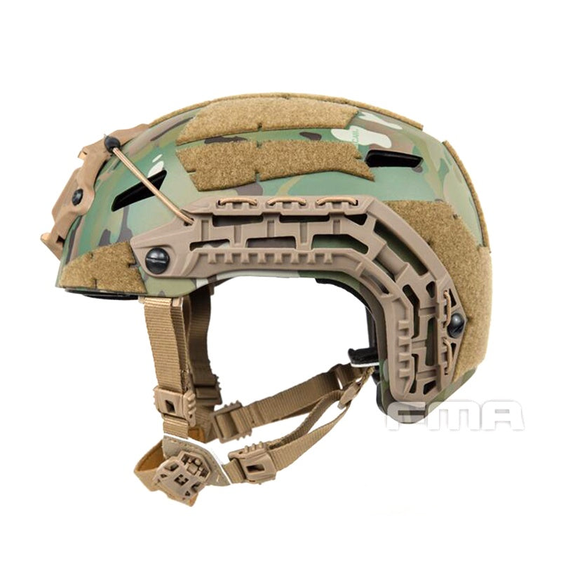 FMA Tactical Caiman Ballistic Helmet NVG Shroud Rail Headwear Helmet L/XL size Camouflage Style Outdoor Hiking Cycling Suppliers 1382B
