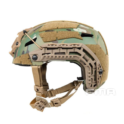 FMA Tactical Caiman Ballistic Helmet NVG Shroud Rail Headwear Helmet L/XL size Camouflage Style Outdoor Hiking Cycling Suppliers 1382B