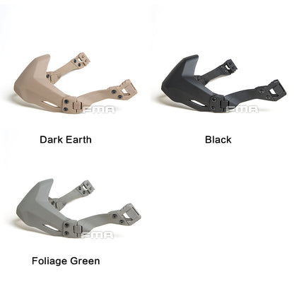 FMA Tactical Half Face Mask Seal Mask Folding Protective Mask For Tactical Helmet A Version Military Face Cover Outdoor 1363