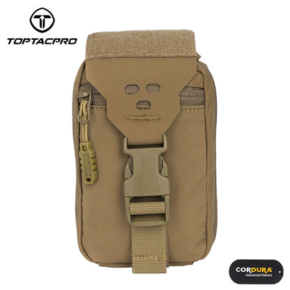 TOPTACPRO Tactical ATD EMT Medical Pouch First Aid Molle Pouch Rip-Away IFAK Medical Light Bag 8521