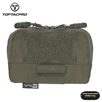 TOPTACPRO Tactical Admin Pouch MOLLE EDC Bag Utility Pouch 500D Cordura Nylon 8510