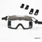 FMA Tactical Protective Glasses For Tactical Helmet Protective Glasses Anti Fog Dust Paintball gear white lens Tactical Hiking Camping Wargame Military Airsoft Gear 1333