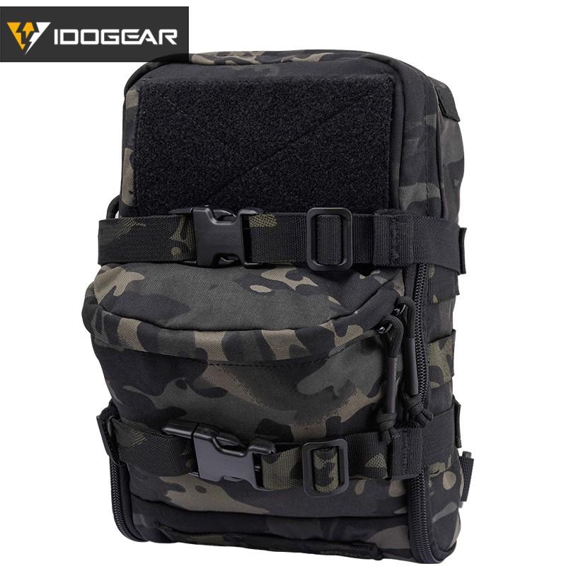 IDOGEAR Tactical Hydration Backpack Water Assault Molle Pouch Tactical Combat Accessories Multifunction Bags 3530