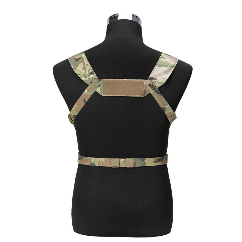IDOGEAR Tactical Chest Rig Modular Lightweight Chest Rig MK3 Full Set Military w/ 5.56 Mag Pouch Pantiball Hiking Camping Outdoor Gear