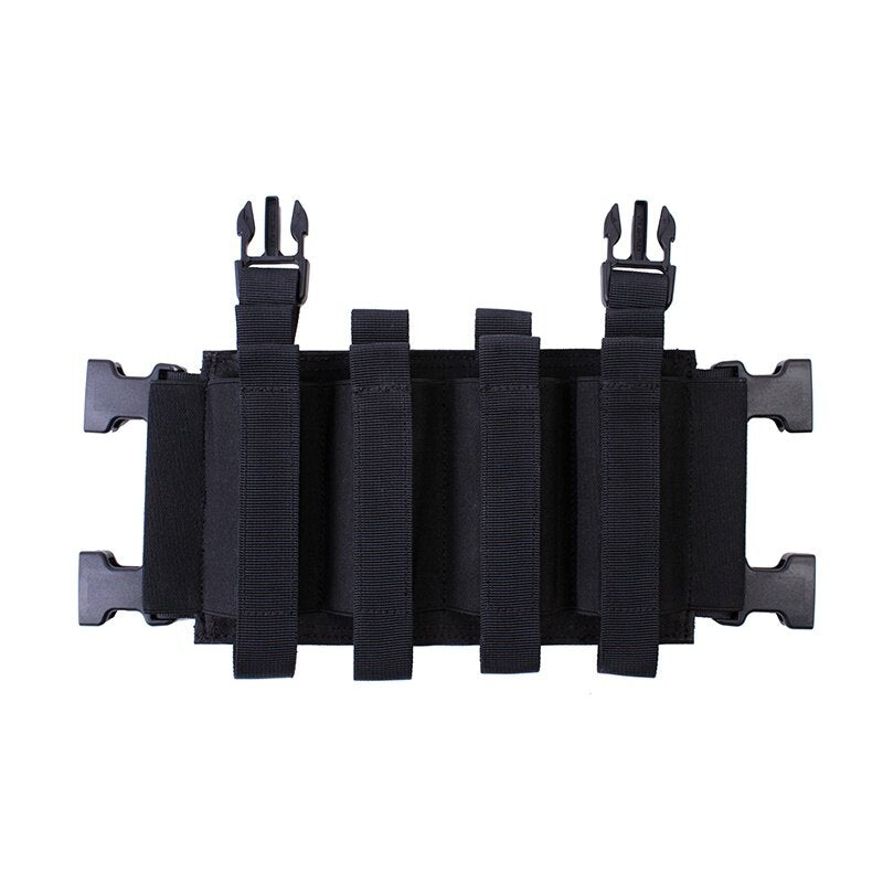 IDOGEAR PEW Tactical Quadruple Magazine Pouch Panel For MK3 MK4 JPC2.0 Elastic SMG Mag Pouch Military Ranger Green Mag Carrier VT04